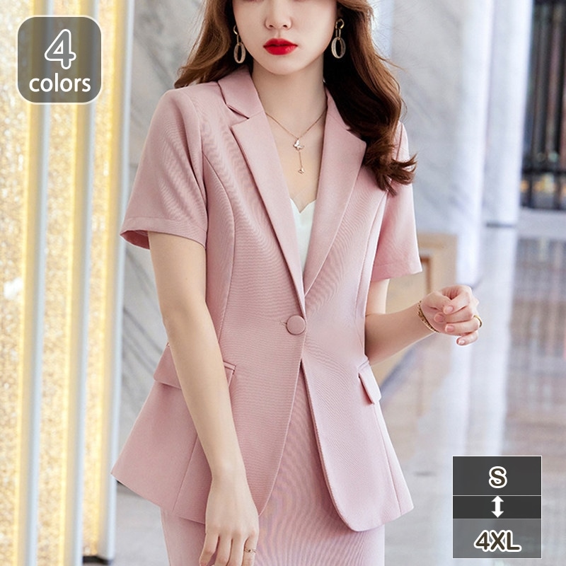テーラードジャケット 5分袖 レディース 羽織り スーツ ライトアウター 春 夏 秋 通勤 カジュアル テーラード 五分袖 大人 学生 冷房対策 大きいサイズ 20代 30代 40代 50代 おしゃれ