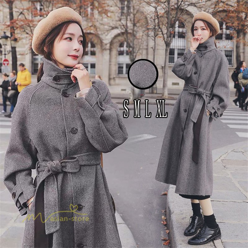 トレンチコート レディース チェスターコート ロング アウター 秋冬 トップス 通勤コート ゆったり