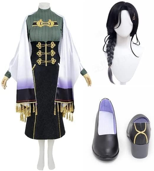 白雪巴 コスプレ 衣装 服 チョーカー付き コスチューム ハロウィン 仮装 衣装+靴+ウィッグ