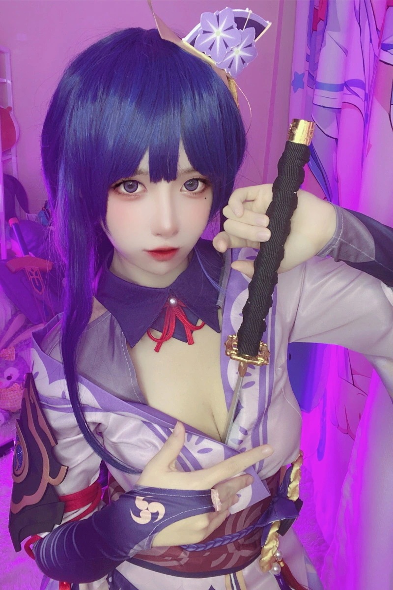 原神 げんしん genshin レザー Razor 雷元素 雷電将軍 コスプレ衣装 コスチューム