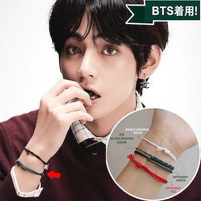 BTS週?ジミン着用男女兼用ブレスレットレイヤード...のサムネイル