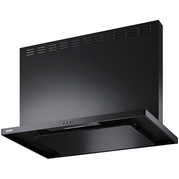 ASR-3A-9026RBK ブラック スタンダード レンジフード 間口900mm 高さ600mm 右排気 前幕板付属横幕板別売