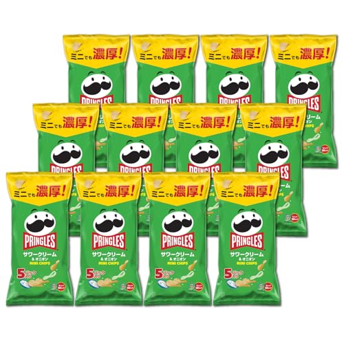 プリングルス ミニチップス サワークリーム&オニオン 【19g×5袋】×12袋