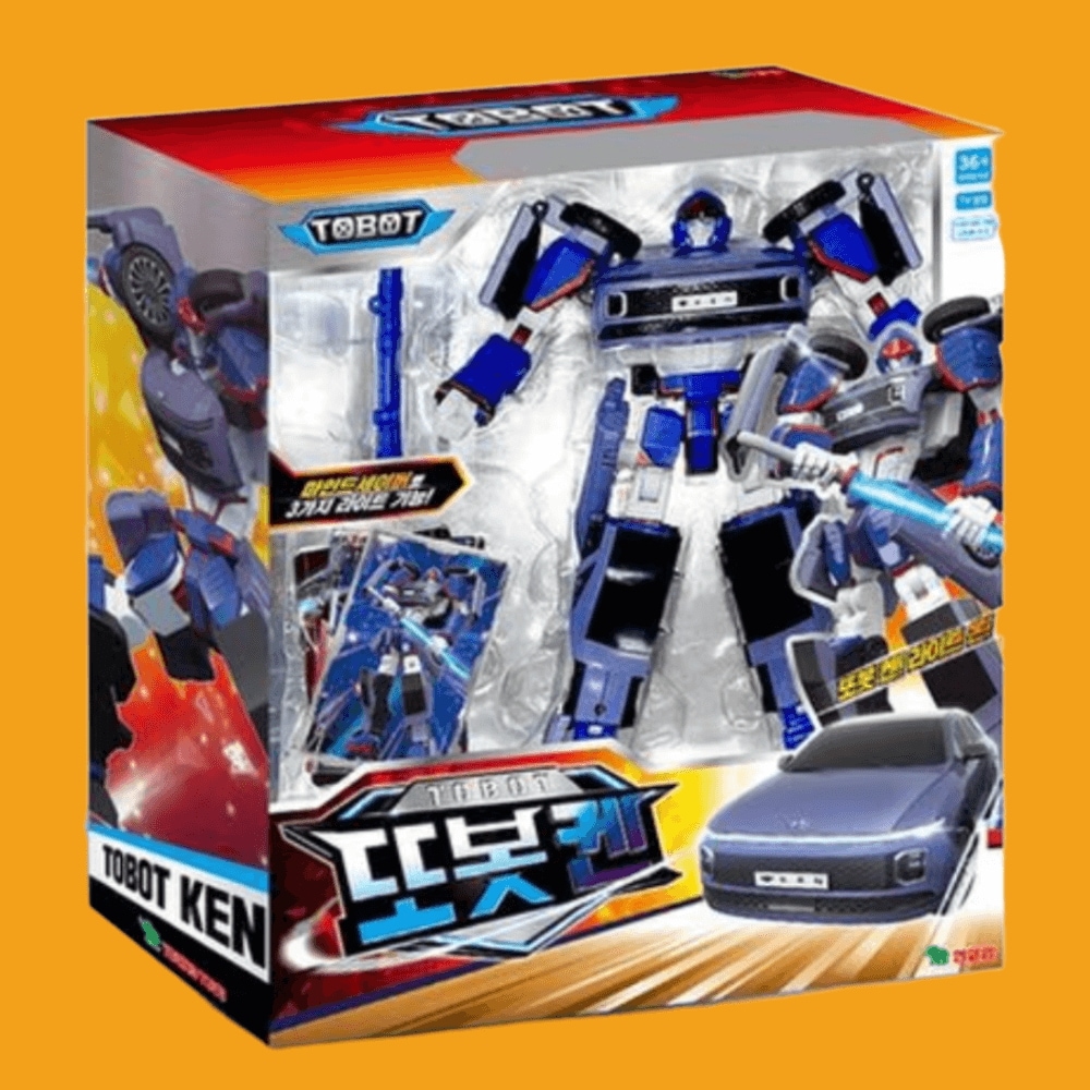 [2025 NEW TOBOT KEN] トボット ケン(Big/グレンジャー) 【韓国正規品】韓国の男の子に大人気！トボット 変形ロボット シリーズ おもちゃ