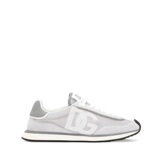 DOLCE & GABBANA Men Sneakers CS2288 A3D42 8B849 GREY WHITE