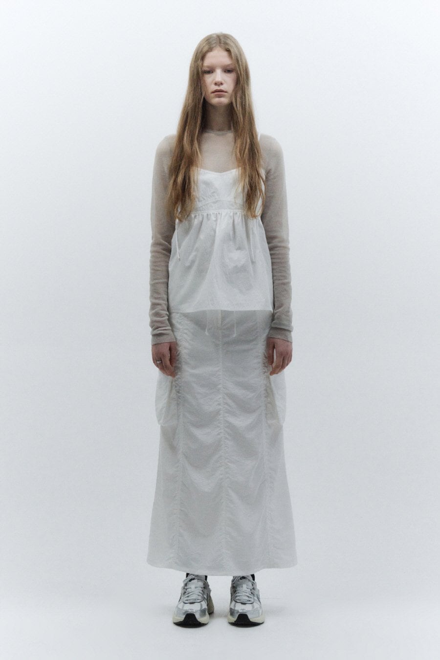 【INSILENCE】 BUSTIER SLEEVELESS TOP : WHITE