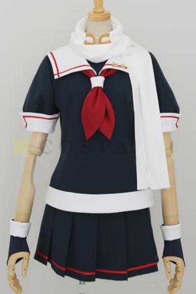 新作入荷コスチューム艦隊これくしょん 艦これ 夕立改二 コスプレ衣装 変装 クリスマス アニメ イベント パーティ コスチューム変装 衣装コスプレ