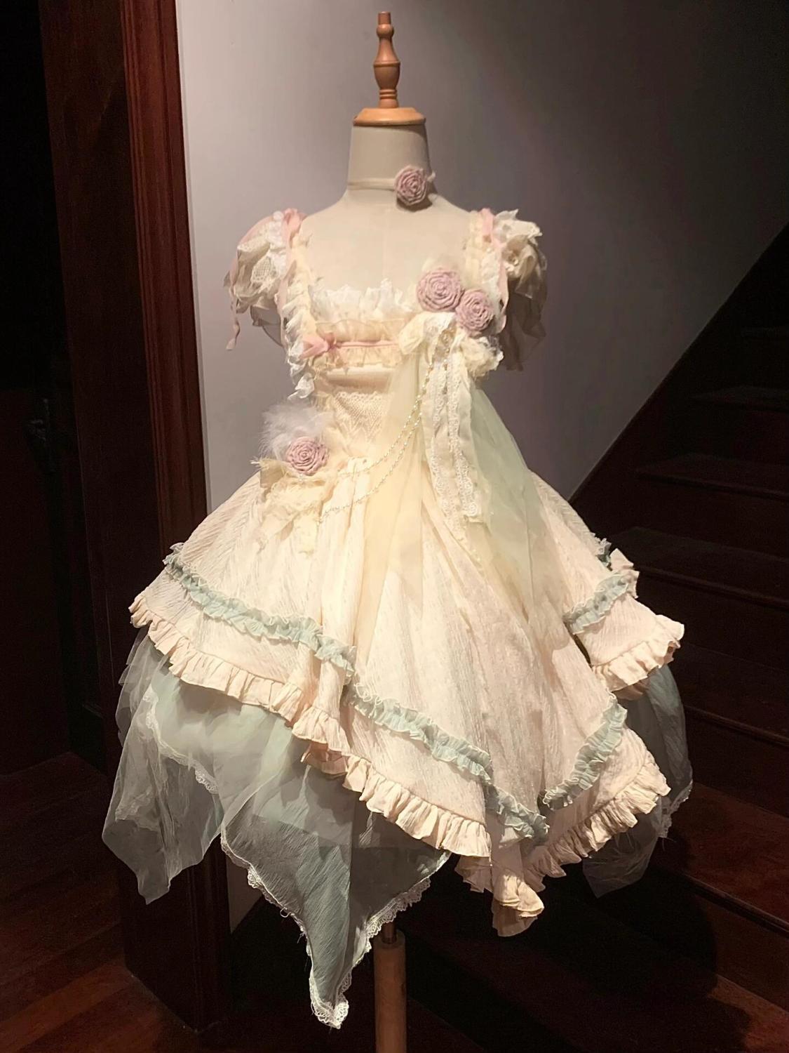 ワンダリングロリータjskドレス重工業衣装コスプレ女性用服セット春と夏ワンピースドレスドレス