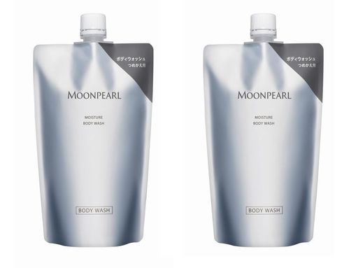 ミキモト コスメティックス ムーンパール モイスチャー ボディウォッシュ 詰替用 350ML 2個セット ボディソープ リフィル 無着色 超純水使用 アレルギーテスト済み