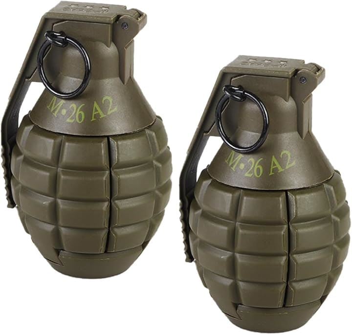 手榴弾 サバゲー スフリンク式 コスプレ おもちゃ リアル(緑2個セット)