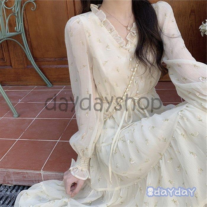 ワンピース レデイエロース 春 夏 長袖 無地 体型カバー 着痩せ 上品 大人 通勤 OL 旅 リゾート 20代 30代 40代