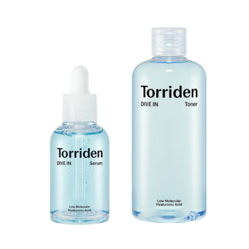【2点セット】 ダイブイン 低分子 ヒアルロン酸 セラム 50ml + トナー 300ml