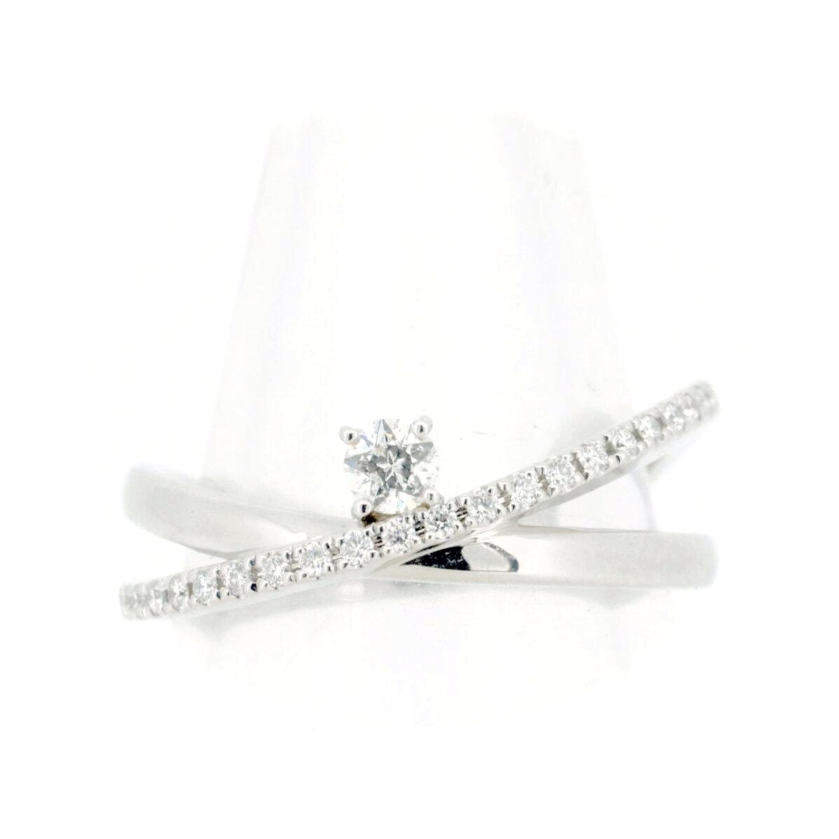 ビジューソフィア ウィッシュアポンアスター ダイヤモンド リング 指輪 0.117ct 0.11ct 11号 Pt950(プラチナ) 質屋出品