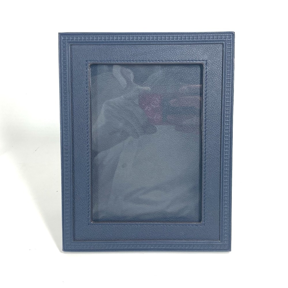 フォトフレーム R98155 カードゥル フォトアンリ MM LVロゴ 写真立て フォトスタンド レザー ネイビー