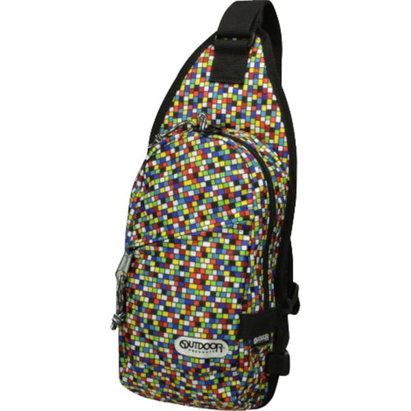 アウトドアプロダクツ CODURA SERIES ボディバッグ レッドモザイク 6223273