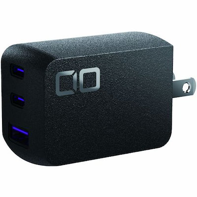 他サイト： CIO　NovaPort TRIO II 67W2C1A ［3ポート /USB Power Delivery対応 /GaN(窒化ガリウム) 採用］　CIO-G67W2C1A-N2-BKの商品画像