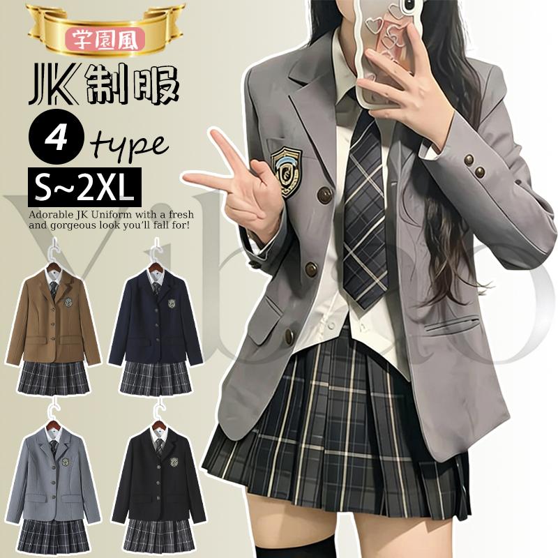 卒業式 スーツ 女の子 制服セット 韓国 制服 ブレザー 入学式 卒服 JK 高校生 中学生 小学校女子 5点セット ブレザ フォーマルスーツ 春 秋