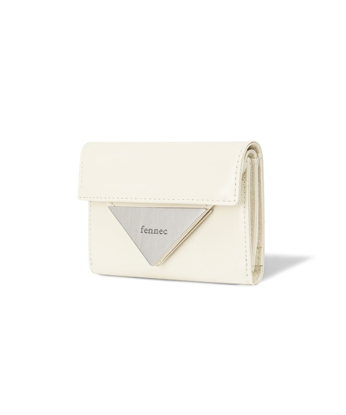 【FENNEC】 CRINKLE TRIANGLE DOCO WALLET - VANILLA 財布 正規品