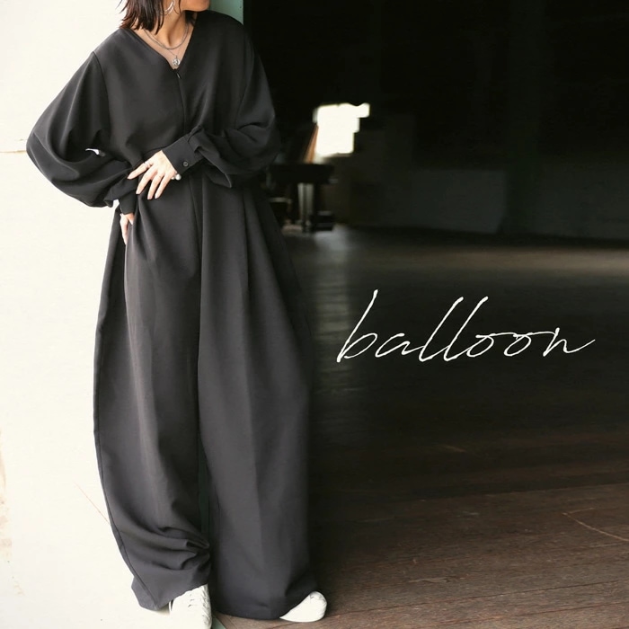 バルーン オールインワン バレルレッグ レディース ボトムス 送料無料・メール便不可