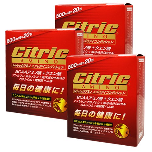 当日発送 シトリックアミノ エブリデイコンディション 120g(6g×20包)×3箱