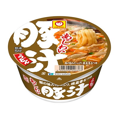 他サイト： マルちゃん あじわい豚汁うどん ( 109g×12個 ) カップ麺 うどん ( 豚汁 / コシ /太麺 ) カップうどん 6種の具材 ( 豚肉 / 生姜 ) 箱買い 東洋水産の商品画像