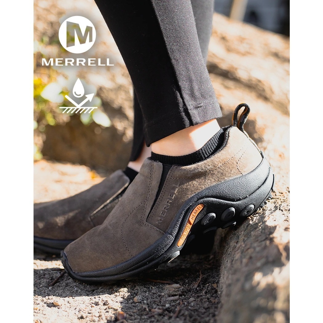 MERRELL JUNGLE MOC GUNSMOKE メレル ジャングルモック シューズ スニーカー ( ガンスモーク ブラウンベージュ レディース ウィメンズ 国内正規品 J60788 )