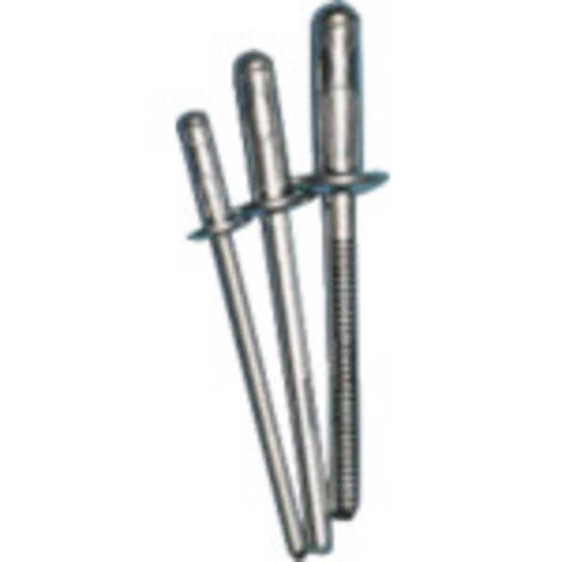 ポップリベットファスナー　高圧着HRリベット(オール鉄)φ4.8(1000本)　SD62HR