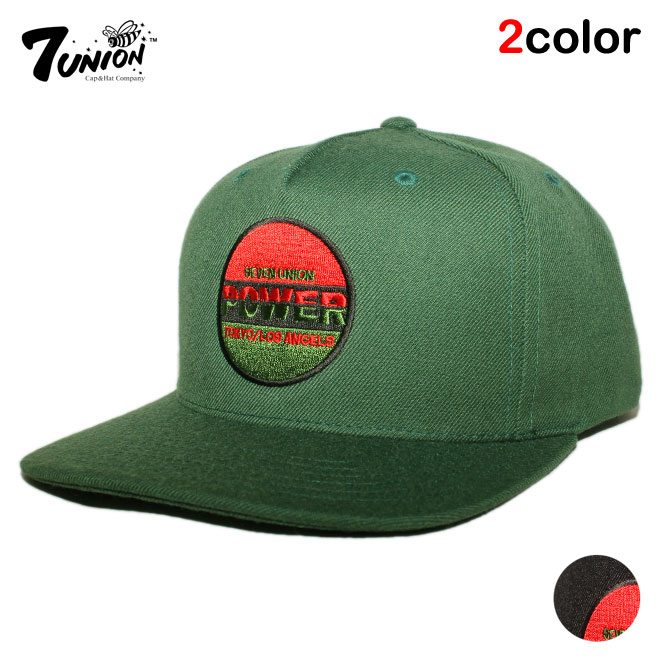 セブンユニオン スナップバックキャップ 帽子 メンズ レディース フリーサイズ