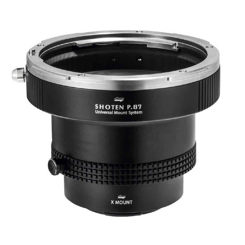 SHOTEN マウントアダプター UMSシリーズ (ペンタックス67マウントレンズ 富士フイルムXマウント変換) P67FXU