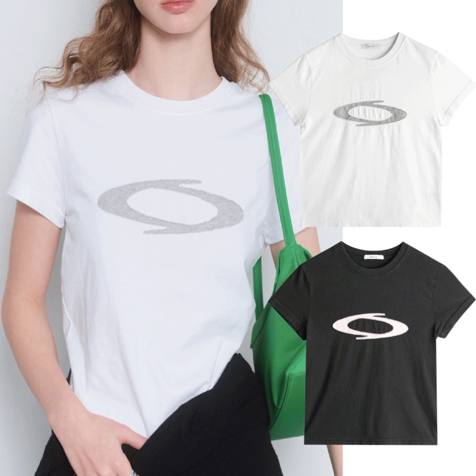 APPLIQUE SLIM FIT T-SHIRTS Tシャツ (2 COLORS)