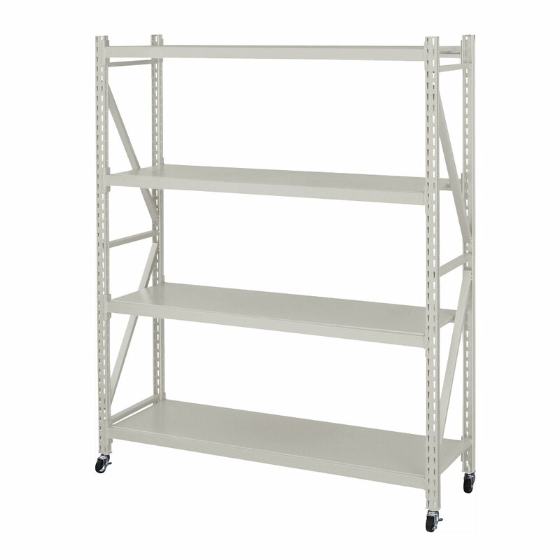 ラルド ボルトレスラック 3段 DIS-683IV 【 スチールラック おしゃれ リビング家具 収納棚 システムラック 収納ラック インテリア雑貨 フリーラック 多目的ラック オープンシェルフ 収納家