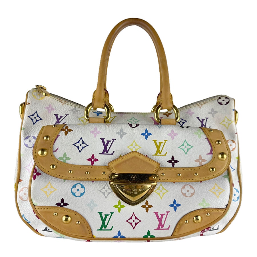 ルイ ヴィトン LOUIS VUITTON ハンドバッグ モノグラムマルチカラー リタ モノグラムマルチカラー ブロン ゴールド レディース M40125 z9999