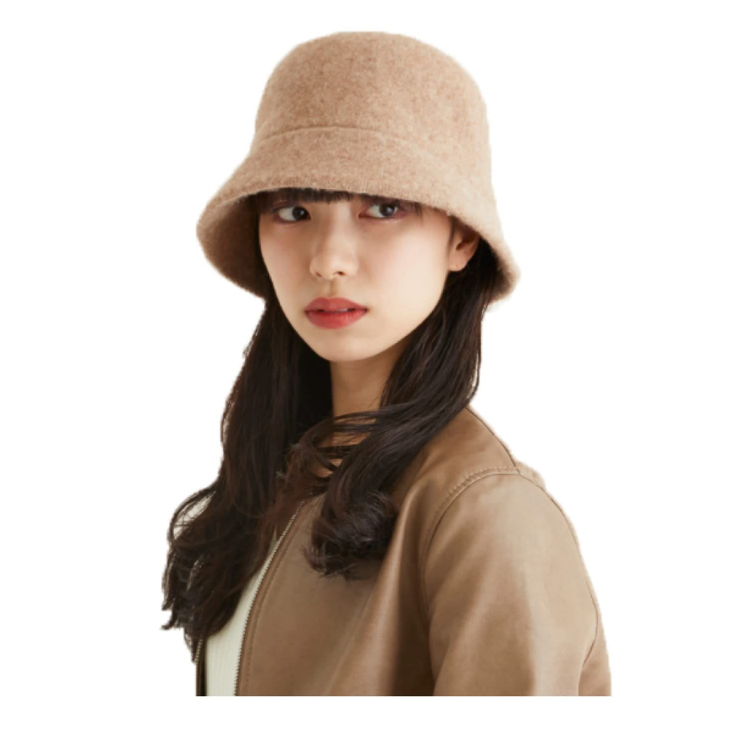 [ムーンバット] estaa (エスタ) レディース 帽子 バスクハット ウール混 80001 サイズ調整付き