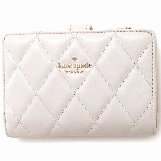Kate spade ケイトスペード アウトレット 財布 キルティング サイフ ミディアム ウォレット 二つ折り財布 KG424