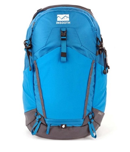 insoodthリサ登山 小型バックパック ティアドロップ 25L//防水カバー付/登山バックパック/軽いバックパック/超軽量/新素材繊維/ティアドロップ型の当日散行用/通気性着用感優秀