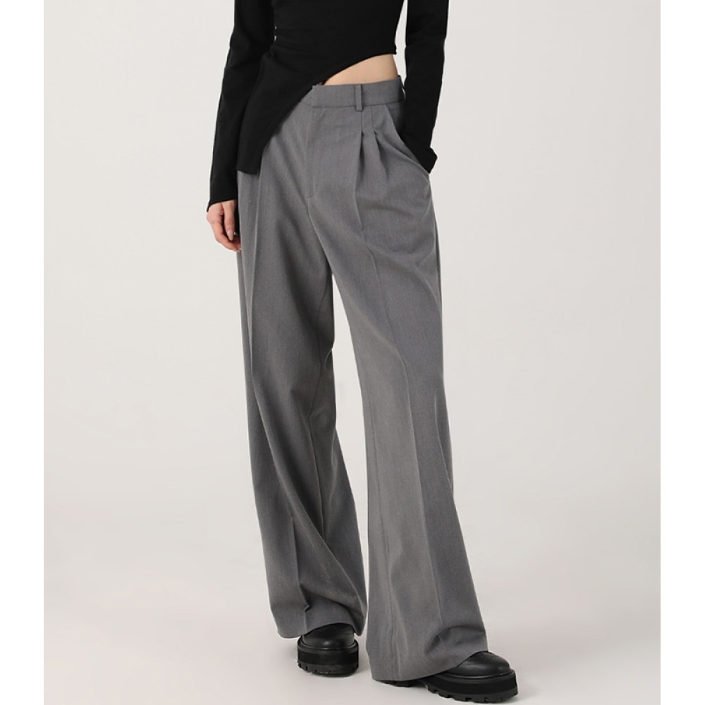 AVANDRESS スマートタックスラックスグレー