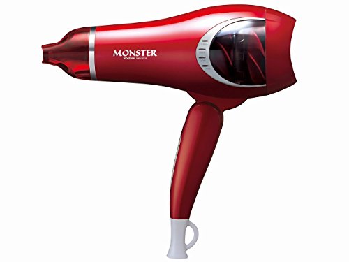 ヘアドライヤー モンスター 大風量 レッド KHD-W710/R