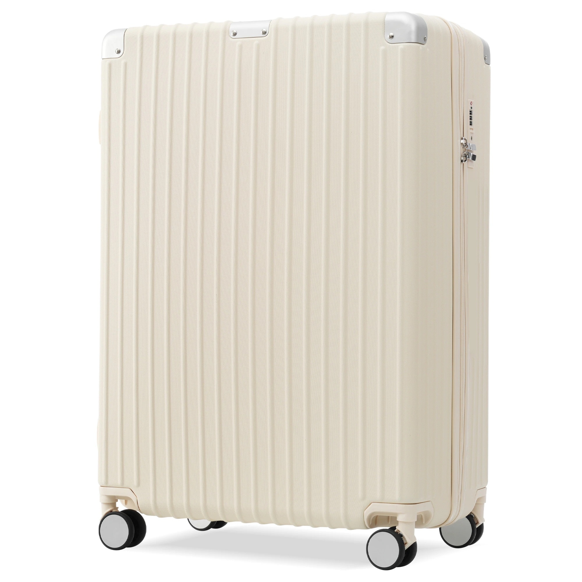 【国内即発送/無料配達】スーツケース Sサイズ キャリーケース キャリーバッグ Sサイズ ストッパー付き アルミコーナーパッド 機内持ち込み 2日~3日 大容量超軽量 軽い おしゃれ かわいいダブルキ