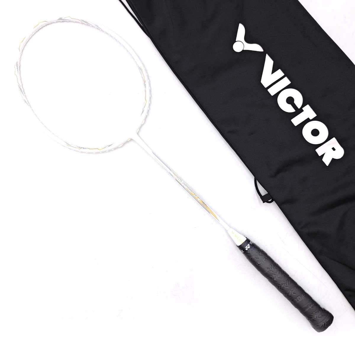 【中古】Victor ビクター THRUSTER F C LTD バドミントン ラケット スラスター タイツーイン 3UG5 限定