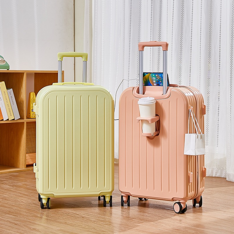 荷物女性用トロリーケース男性用20小型軽量搭乗バッグ24新入生静音旅行パスワードボックス