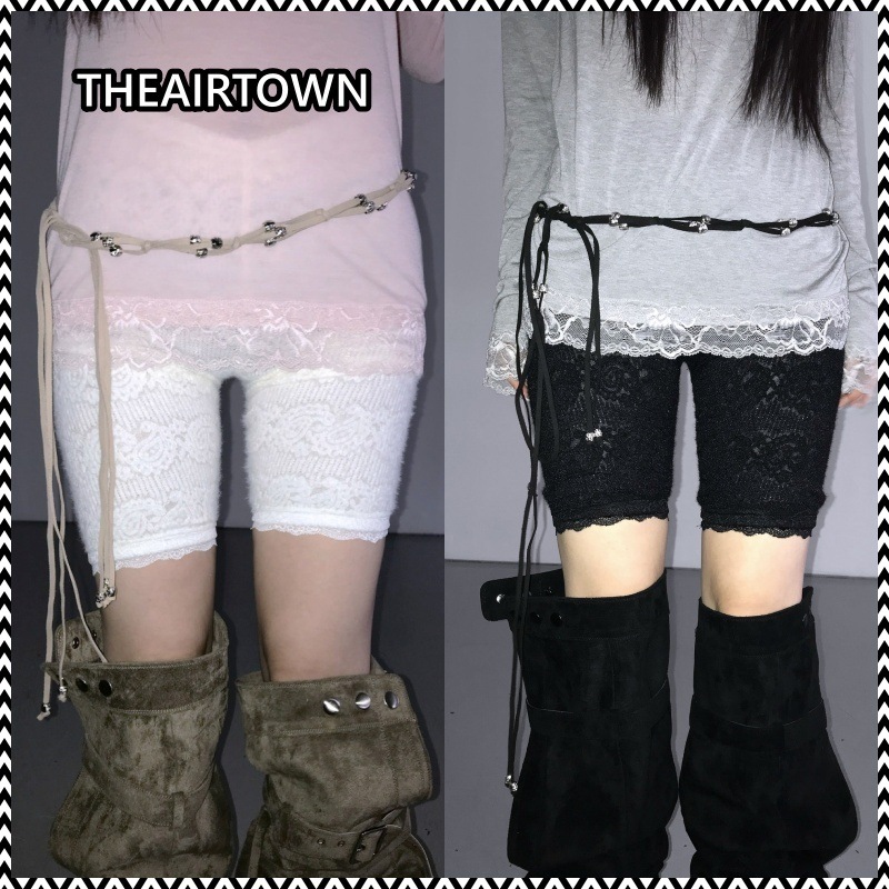 THEAIRTOWN kint fur leggings