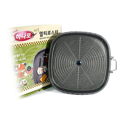 サムギョプサル 鉄板 ハナロ 四角 焼肉プレート 32cm ...のサムネイル