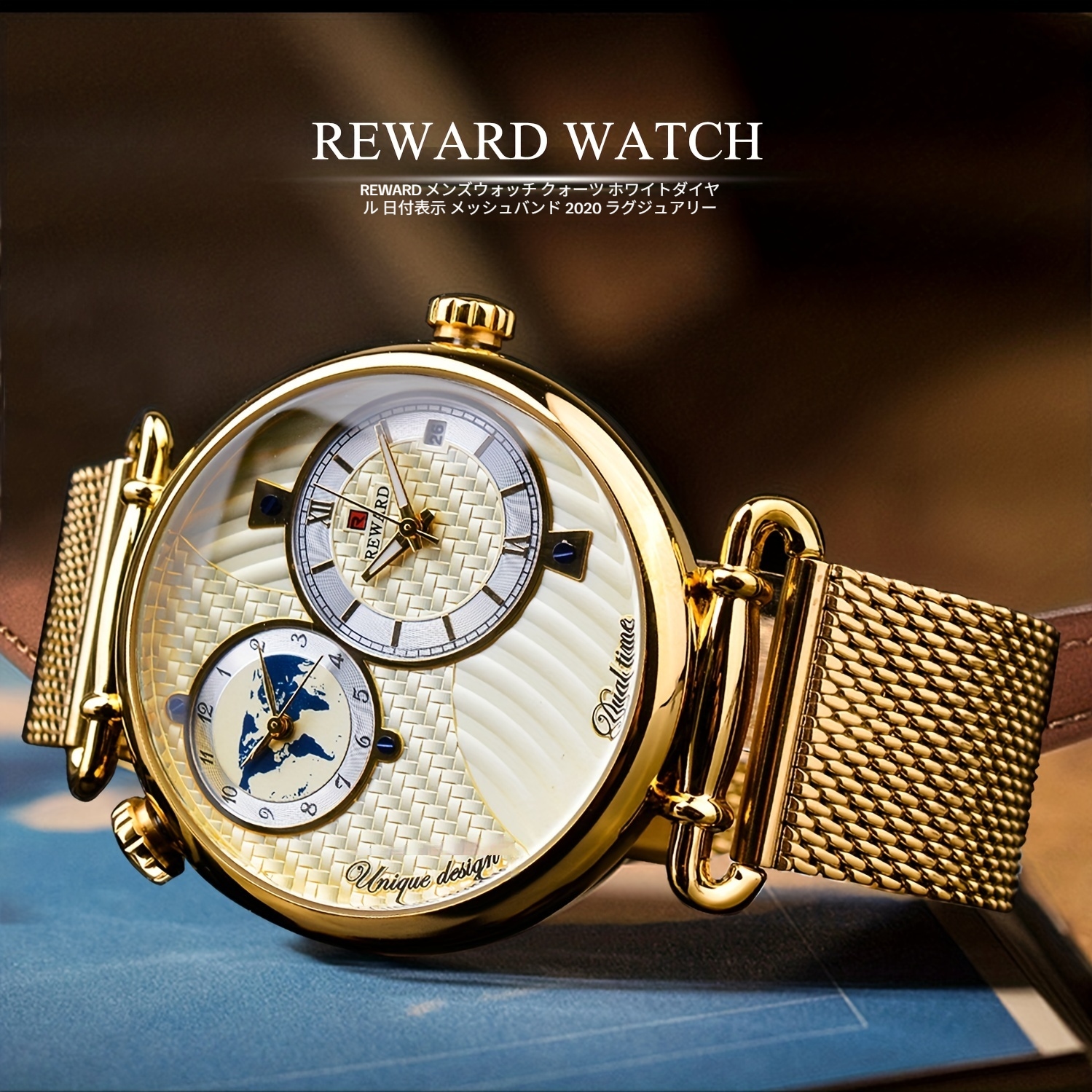 メンズ 腕時計 クラシック ビジネス クォーツ ウォッチ ギフトボックス付き 7,399円