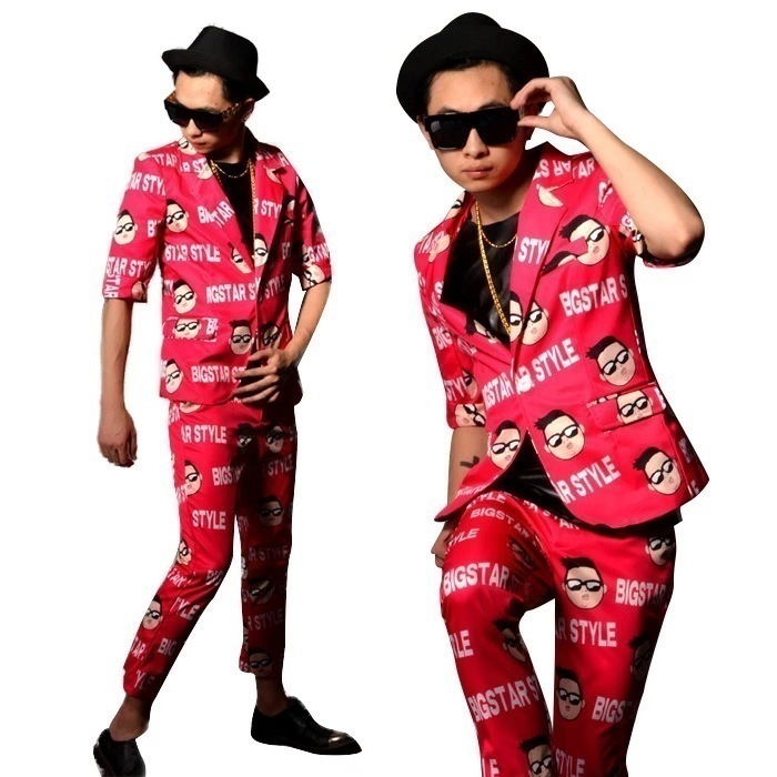 ダンスウェア ファッション ダンス衣装 ヒップホップ メンズ ジャズダンス MENS JAZZ DS ストリート系 B系 ステージ衣装 男性用 演出服 細身 スリム トップス ダンスパンツ モダ