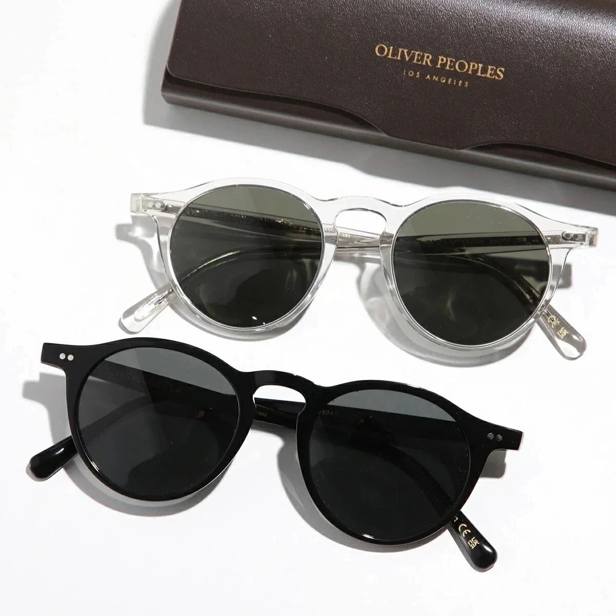 OLIVER PEOPLES オリバーピープルズ サングラス OP-13 Sun OV5504SU レディース ボストン型 クリアフレーム 黒縁 フルリム ポラ 【ts】