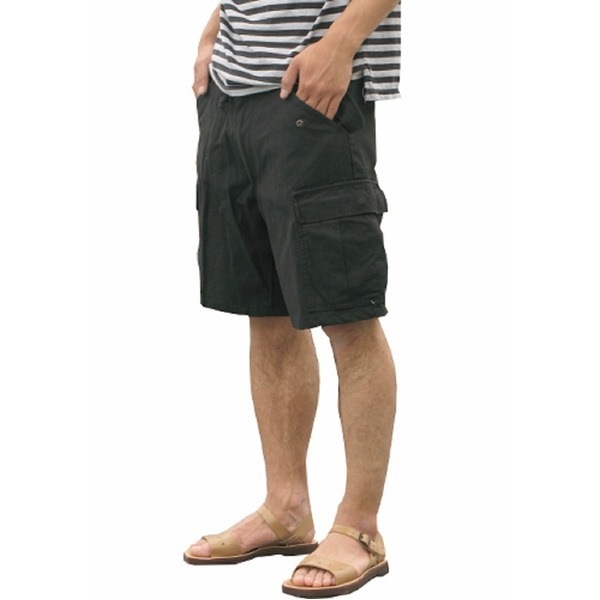 USタイプ「 M-65」フィールドショート丈パンツ ブラック メンズ Sサイズ [ レプリカ ]