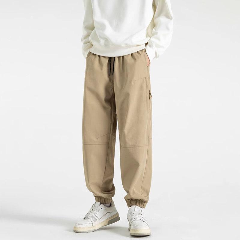 コーデ メンズ シンプル ファッション オシャレ かっこいい 大きいサイズ ストリート 紳士 プリーツ アサルト パンツ ストレート カジュアル アウトドア 登山