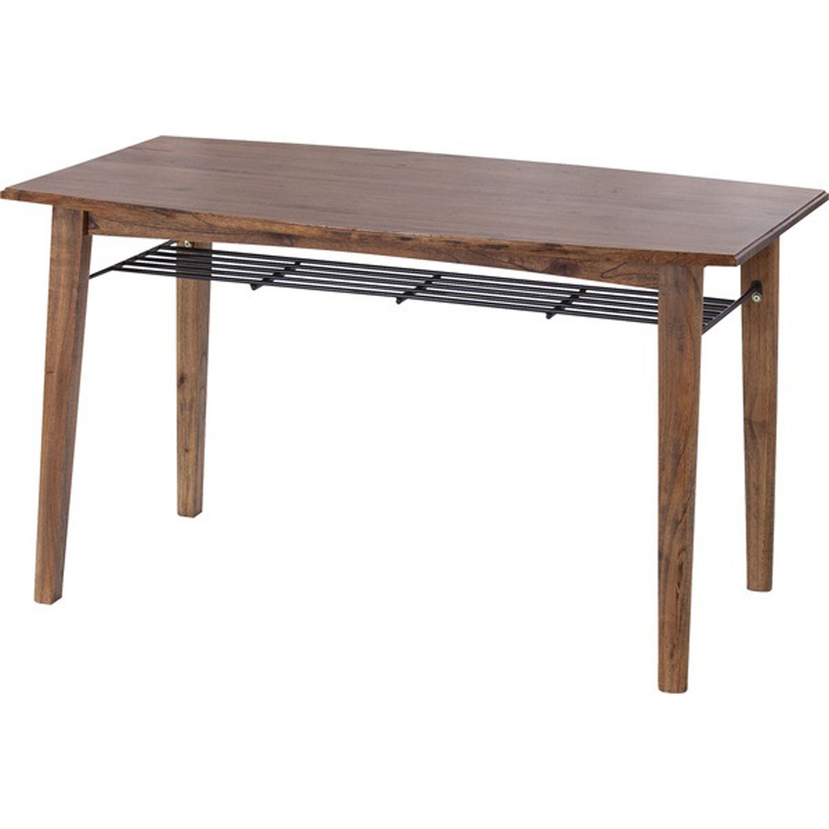 ティンバー ダイニングテーブル 天然木 ミンディ アイアン 粉体塗装 ラッカー塗装