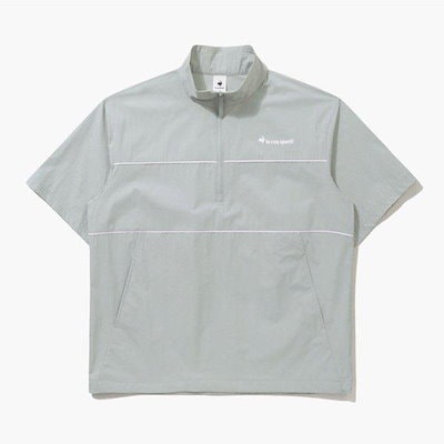 ウィンドブレーカー NQJ QQ223LJK52-WKK シンフレックス スタンネック 半袖アノラックジャケット / WHITE KHAKI 11,351円