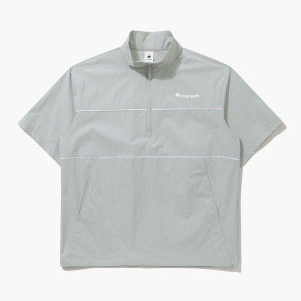 ウィンドブレーカー NQJ QQ223LJK52-WKK シンフレックス スタンネック 半袖アノラックジャケット / WHITE KHAKI